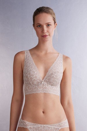 Intimissimi Asia Balconette Donna Reggiseno Crema Rosa | 263-QTDHYO