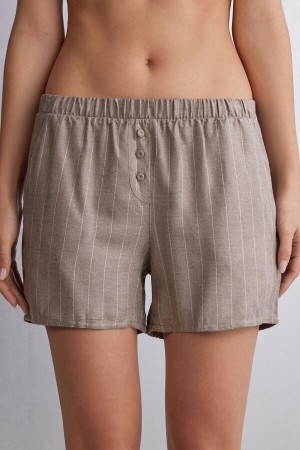 Intimissimi Comfort First Woven Modal Donna Pantaloncini Beige | 175-LJUKGW