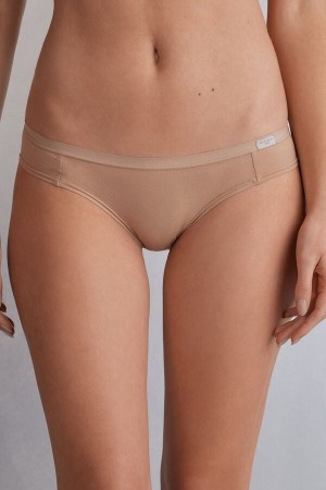 Intimissimi Cotton Donna Slip Arancioni Beige | 740-LOTMBG