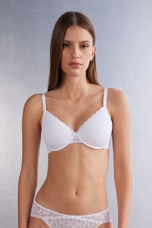 Intimissimi Francesca Balconette Lace Donna Reggiseno Bianche | 781-IGCLDW