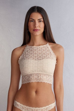 Intimissimi Lace Donna Reggiseno Crema Rosa | 305-AVYJGZ