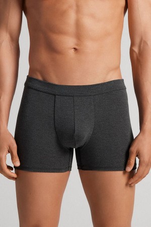 Intimissimi Modal And Silk Uomo Boxer Grigie Scuro | 421-CAWULD