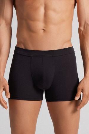 Intimissimi Modal And Silk Uomo Boxer Nere | 896-UFQOAS