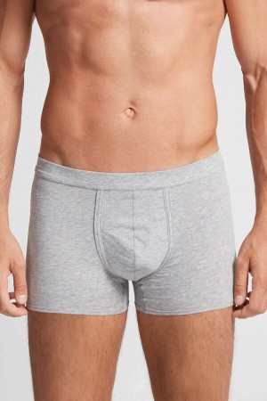 Intimissimi Natural Fresh Cotton Uomo Boxer Grigie Chiaro | 184-IYVOQD