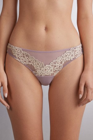 Intimissimi Pretty Flowerszilian Donna Slip Bianche | 125-XBGQWF