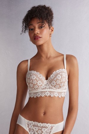 Intimissimi Romance Yourself Sofia Balconette Donna Reggiseno Gialle Chiaro Beige | 580-LPBXYM