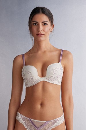 Intimissimi Secret Garden Monica Push-Up Donna Reggiseno Gialle Chiaro | 642-LGAVIE