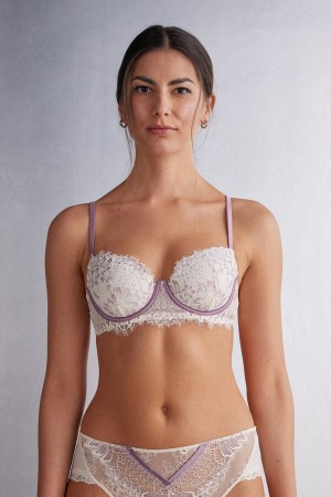 Intimissimi Secret Garden Sofia Balconette Donna Reggiseno Gialle Chiaro | 209-RNPEMK