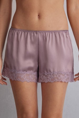 Intimissimi Silk Donna Pantaloncini Rosa | 163-BYNXFA