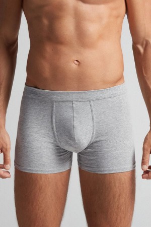 Intimissimi Superior Cotton Uomo Boxer Grigie Chiaro | 107-BXFMQD