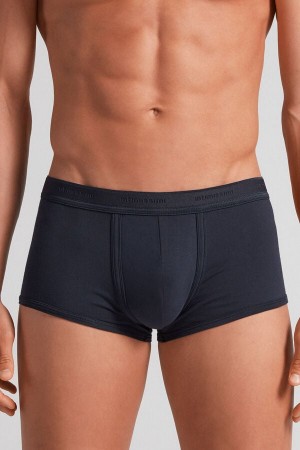 Intimissimi Superior Cotton With Logo Uomo Boxer Blu Blu | 208-RYJGVC