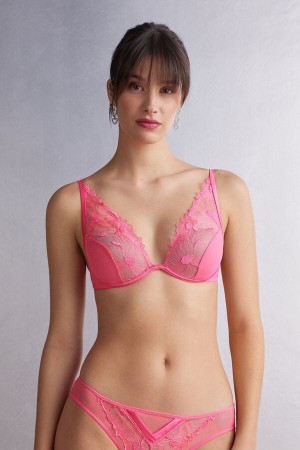 Intimissimi Sweet Like Sugar Elena Balconette Donna Reggiseno Rosa | 574-SAINXF