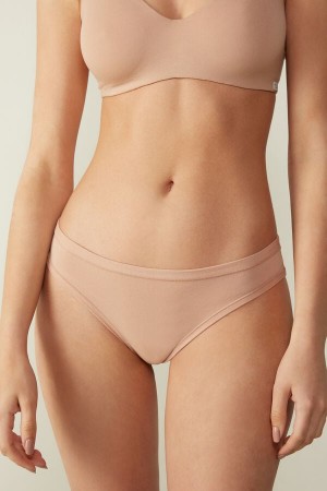 Intimissimi Ultralight Cottonzilian Donna Slip Arancioni Beige | 912-GBKJCW