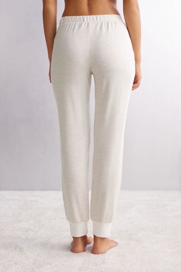 Intimissimi Baby It’s Cold Outside Modal And Wool Jogger Donna Pantaloni Bianche | 928-LPOAUG