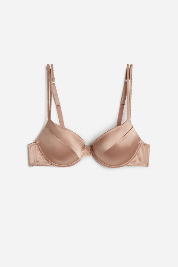 Intimissimi Bellissima Silk Push-Up Donna Reggiseno Rosa | 017-DPETXI