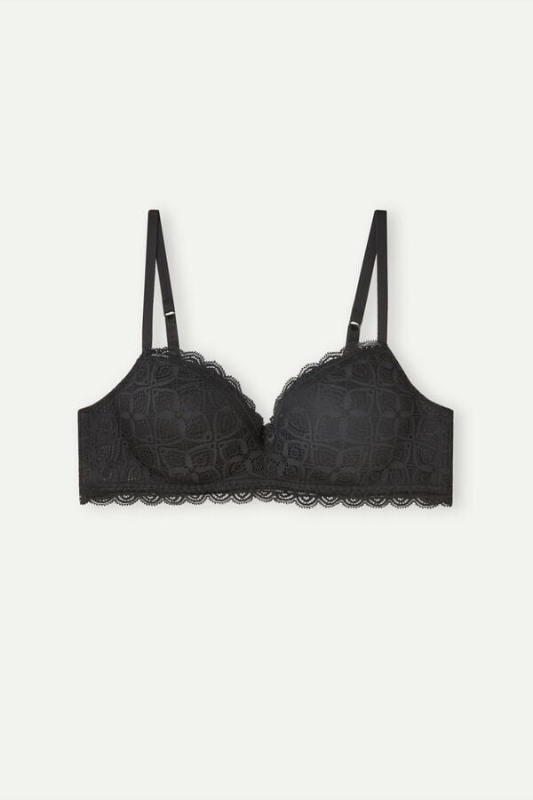 Intimissimi Claudia Balconette Lace Donna Reggiseno Nere | 910-XHWVDL