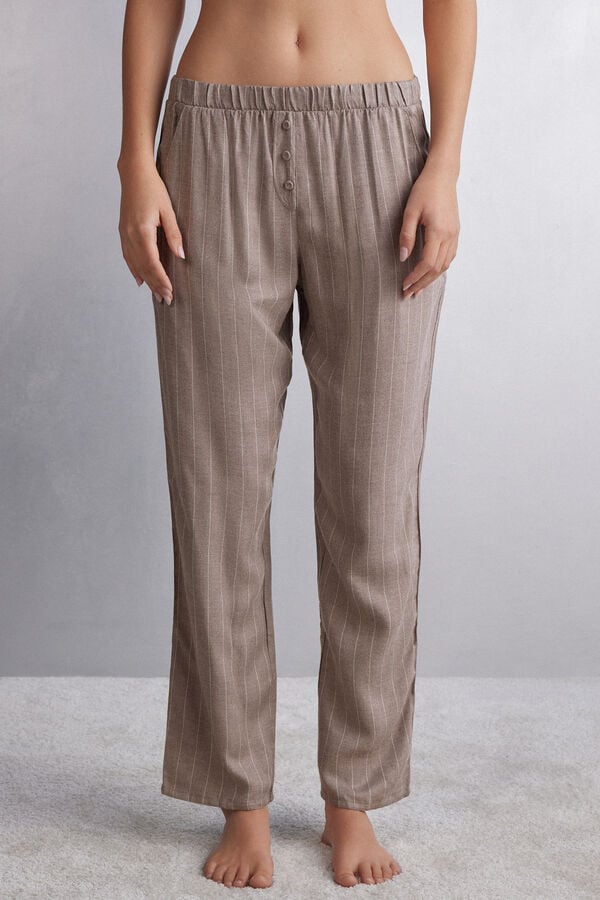 Intimissimi Comfort First Full Length Woven Modal Donna Pantaloni Beige | 359-SPYXWN