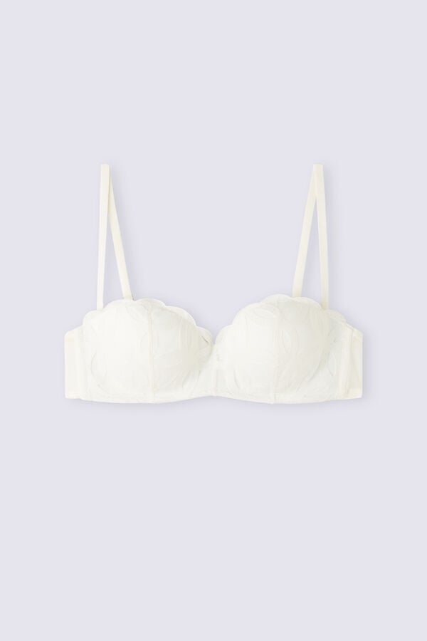 Intimissimi Crafted Elegance Gioia Bandeau Donna Reggiseno Bianche | 830-ZQIBUH