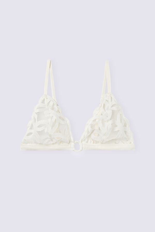 Intimissimi Crafted Elegance Triangle Donna Reggiseno Bianche | 821-HRWSZT