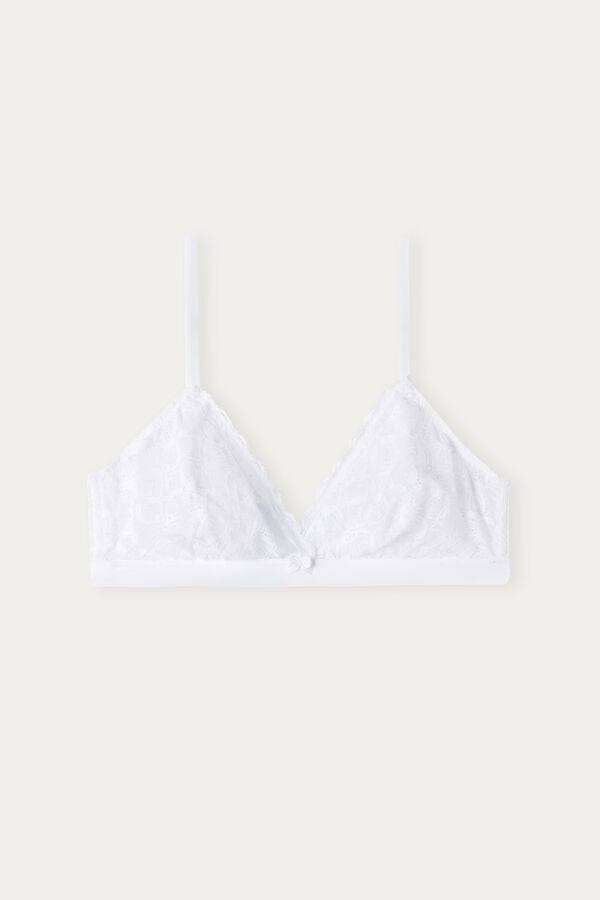 Intimissimi Emma Triangle Lace Donna Reggiseno Bianche | 951-BAPLIY