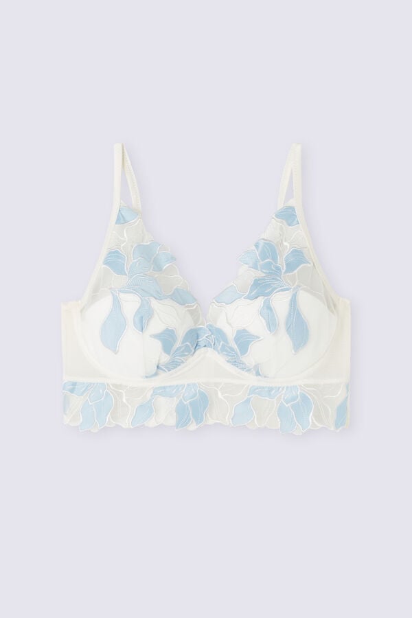 Intimissimi Eternal Flowers Eleonora Balconette Donna Reggiseno Blu | 376-GBNLVW