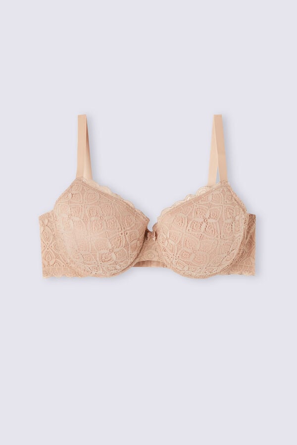 Intimissimi Francesca Balconette Lace Donna Reggiseno Arancioni Beige | 706-HQPZCM