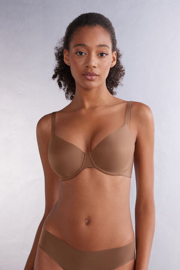 Intimissimi Francesca Ultimate Balconette Donna Reggiseno Beige Scuro | 536-DWBUVG