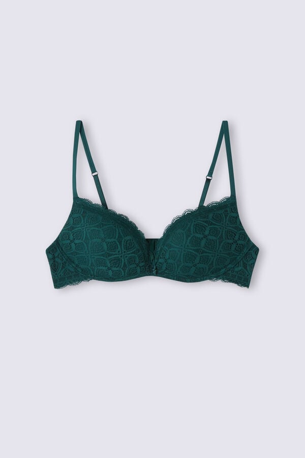 Intimissimi Gioia Super Push-Up Lace Donna Reggiseno Verdi | 068-NRBCMV