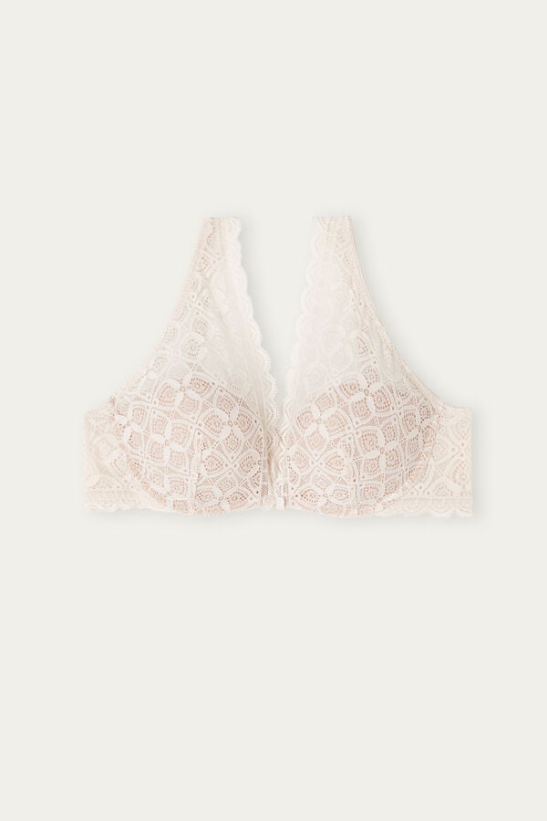 Intimissimi Giorgia Balconette Lace Donna Reggiseno Crema Rosa | 732-WGRCQK