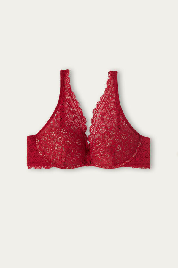 Intimissimi Giorgia Balconette Lace Donna Reggiseno Rosse | 076-EQJVWT