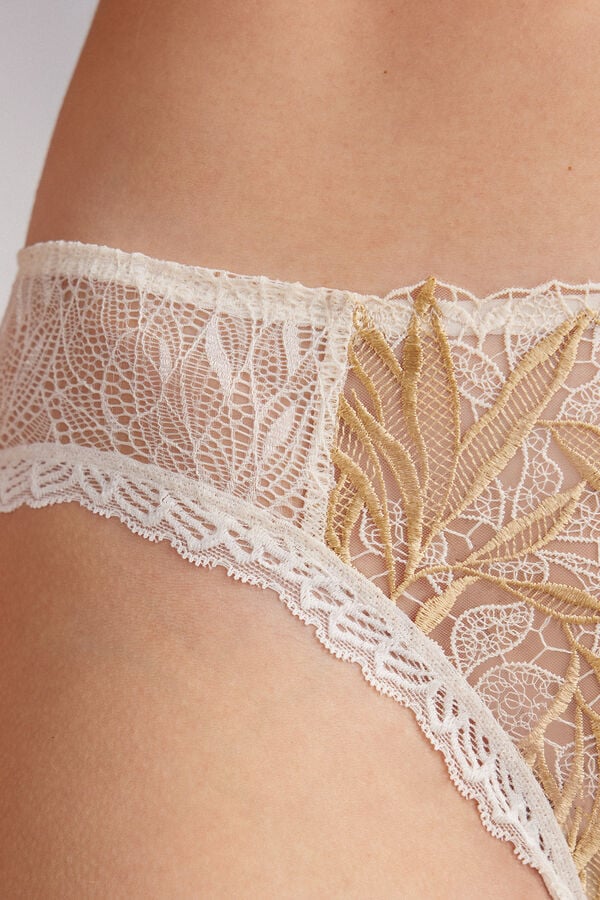 Intimissimi Golden Hour Donna Slip Gialle Chiaro Bianche | 683-WRFGIP