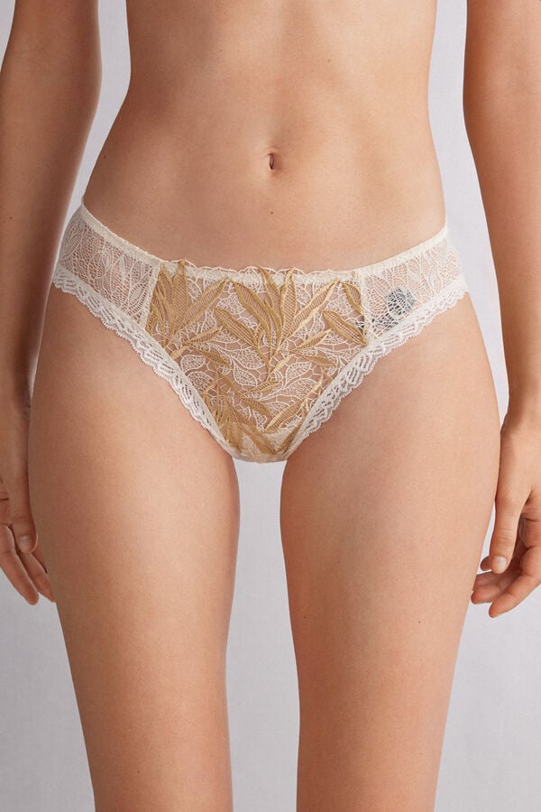 Intimissimi Golden Hour Donna Slip Gialle Chiaro Bianche | 683-WRFGIP