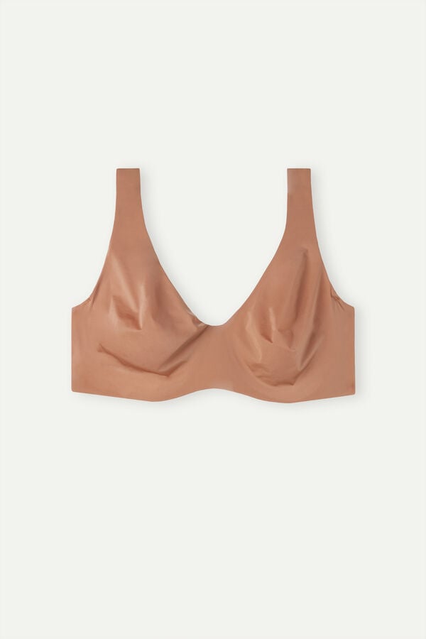 Intimissimi Greta Comfort Lounge Balconette Ultralight Microfiber Donna Reggiseno Beige | 039-NOMKCX