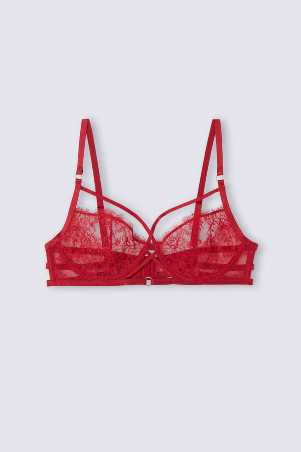 Intimissimi Intricate Surface Demi-Cup Donna Reggiseno Rosse | 829-LECHZN