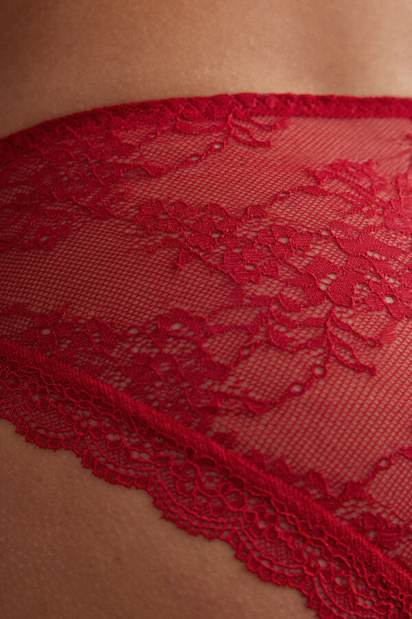 Intimissimi Intricate Surface Donna Slip Rosse | 479-JZLBAR