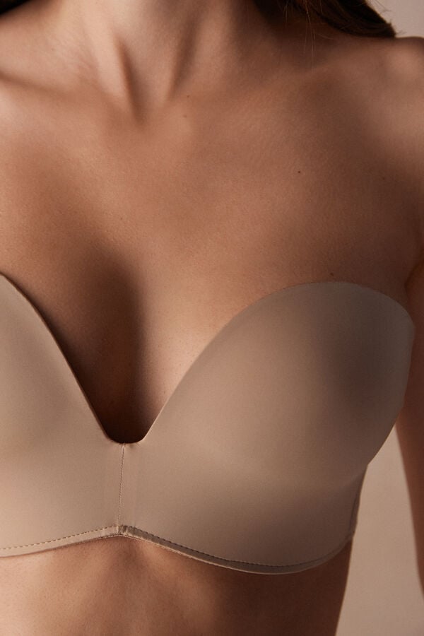 Intimissimi Laura Bandeau Ultralight Microfiber Donna Reggiseno Arancioni Beige | 318-OJRSVH