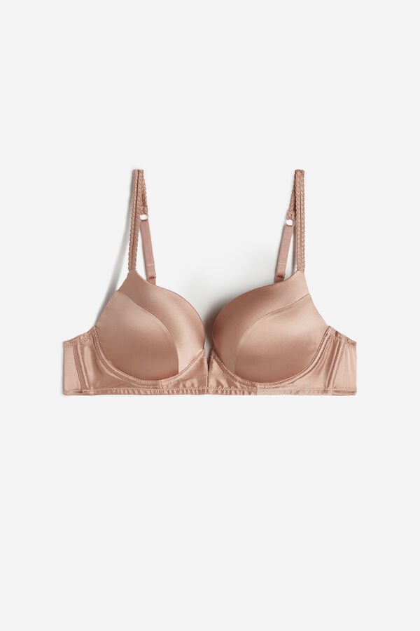 Intimissimi Mia Silk Super Push-Up Donna Reggiseno Rosa | 716-FSRTYJ