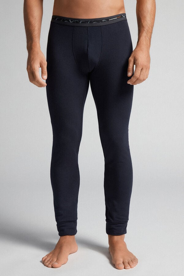 Intimissimi Modal-Cashmere Uomo Leggings Nere | 912-EALTRI