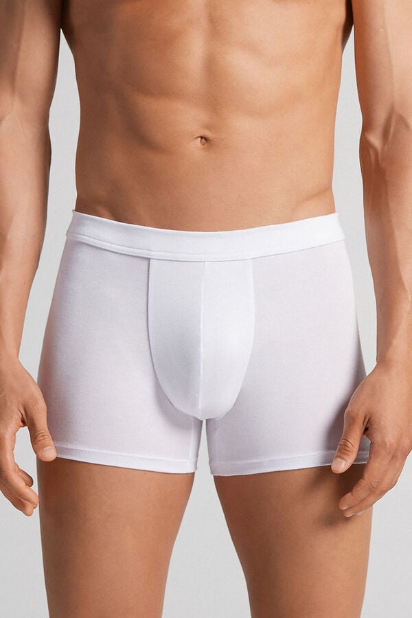 Intimissimi Modal And Silk Uomo Boxer Bianche | 827-IFUYNB