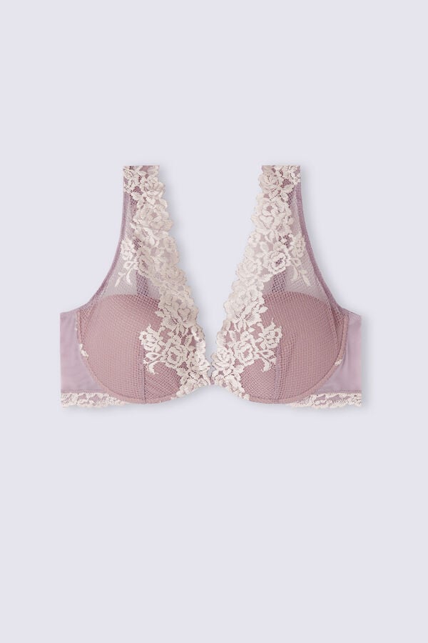 Intimissimi Pretty Flowers Elena Balconette Donna Reggiseno Bianche | 485-LXZWGF