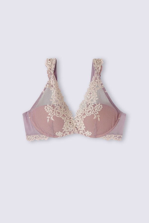 Intimissimi Pretty Flowers Giorgia Balconette Donna Reggiseno Bianche | 236-UGZRCI