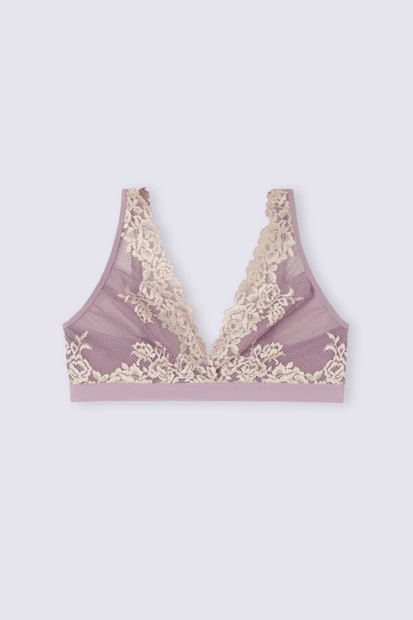 Intimissimi Pretty Flowers Lara Triangle Donna Reggiseno Bianche | 748-YZOETW