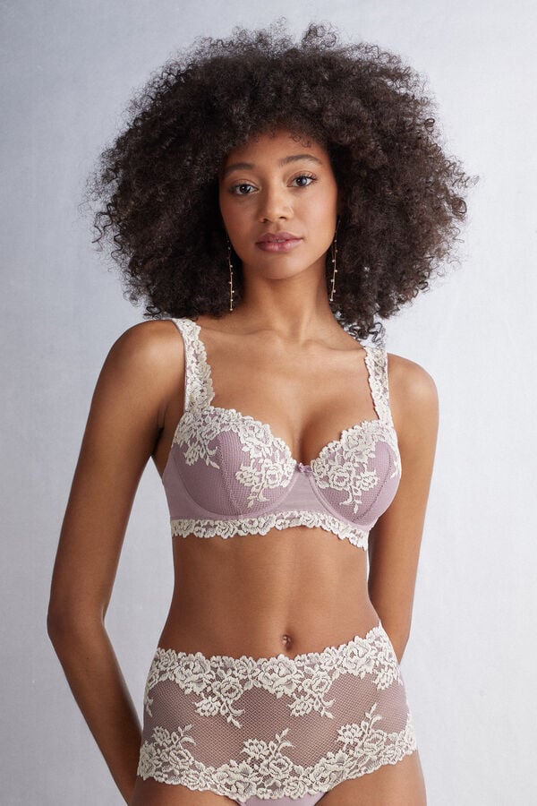 Intimissimi Pretty Flowers Sofia Balconette Donna Reggiseno Bianche | 749-LCMJZD