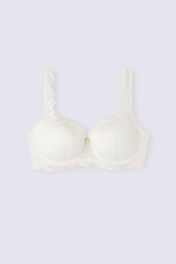 Intimissimi Pretty Flowers Sofia Balconette Donna Reggiseno Bianche | 943-XYRCIO