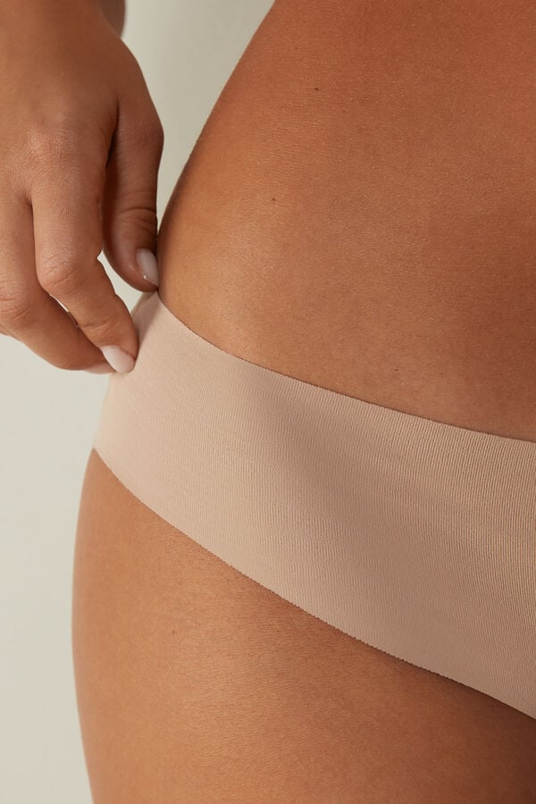 Intimissimi Seamless Cotton Donna Slip Arancioni Beige | 510-NBAUXD