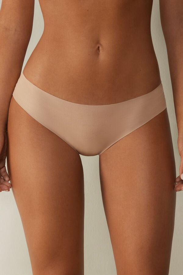 Intimissimi Seamless Cotton Donna Slip Arancioni Beige | 510-NBAUXD