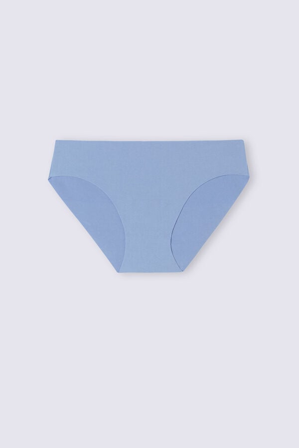 Intimissimi Seamless Cotton Donna Slip Blu | 064-WMGEVO