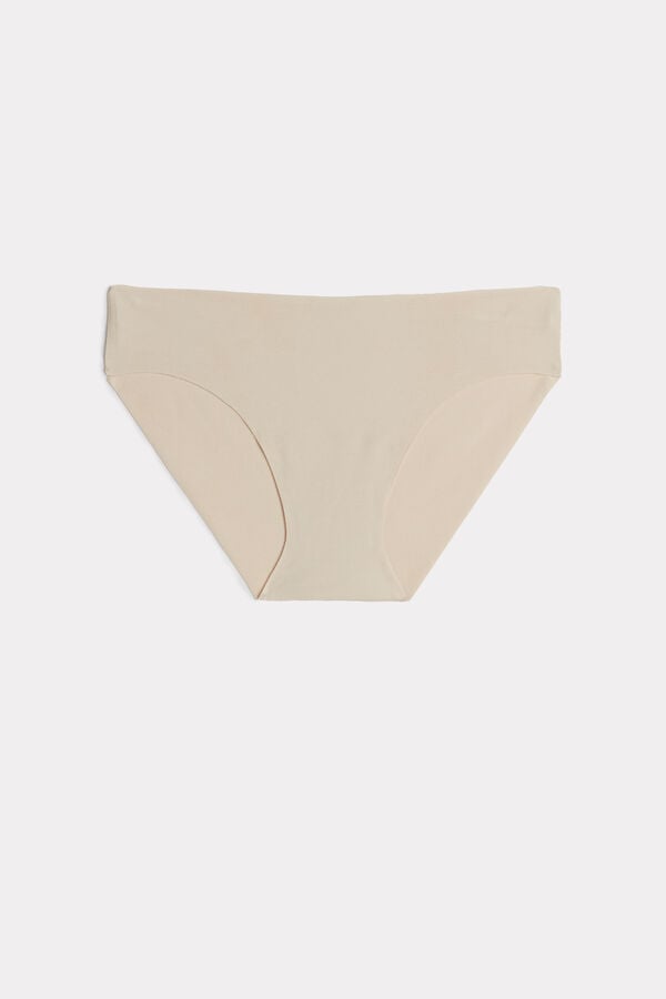 Intimissimi Seamless Cotton Donna Slip Crema Rosa | 432-ODLTAC