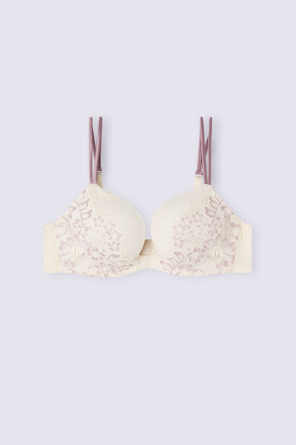 Intimissimi Secret Garden Monica Push-Up Donna Reggiseno Gialle Chiaro | 642-LGAVIE