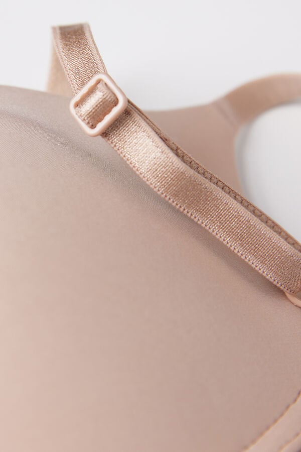 Intimissimi Simona Super Push-Up Ultralight Microfiber Donna Reggiseno Arancioni Beige | 942-DLQISF